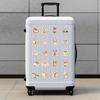 50 lindos stickers decorativos de perro Corgi de dibujos animados para cuaderno, patineta, equipaje, graffiti, pegatinas para cuaderno, pegatinas para diario de mano