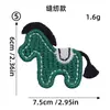 Parches Bordados de Ponis de Dibujos Animados para Sobres Rojos, Ropa, Bolsos, Fundas de Teléfono, Bufandas, Parches Decorativos DIY en Stock