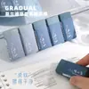 Nuevo Borrador de Degradado de Color Ins Estilo Simple Borrador de Lápiz 2b para Estudiantes de Primaria Alto Valor de Color Infantil Portátil