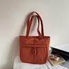 Bolso de Gran Capacidad de Gama Alta para Mujer Otoño e Invierno Casual Bolso de Hombro Tote Bolso de Lona Versátil Bolso Tote para Estudiantes y Viajes