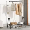 Perchero de pie personalizado para uso en interiores, perchero simple para dormitorio, uso doméstico, tendedero para dormitorio de estudiantes