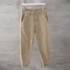 Marca de moda Four Seasons Pantalones Casuales de Algodón Puro para Hombre Estilo Japonés Retro Rectos Pequeños Cónicos Versátiles Pantalones Largos de Algodón