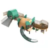 Fabricante de Equipo de Diversión Combinado sin Motor para Niños, Tobogán Grande de Acero Inoxidable para Parques al Aire Libre y Zonas Escénicas Comunitarias