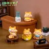 Micro Paisaje Creativo Lindo Gatito Gordito Figura Caja Ciega Decoración Casa de Muñecas Accesorios Coche Escritorio Adornos Pequeños