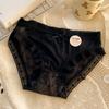 [7A antibacteriano] ultra-fino sexy macio cera pele-friendly rendas underwear cintura feminina respirável algodão virilha senhoras cuecas