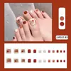 Fábrica de arte para uñas venta caliente uña del pie personalizada uña uña uña uña parche para uñas ultra-delgado desmontable portátil uñas postizas