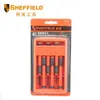 Steel Shield Set de 6 Destornilladores de Precisión Destornillador Plano Destornillador de Flor de Ciruelo Destornillador Phillips S 037001
