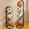 Rack de Armazenamento para Basquete Doméstico Interno Simples de Chão Dobrável Rack de Armazenamento para Futebol Vôlei Rack de Armazenamento para Bolas Infantis