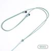 Collar hecho a mano con cuerda fina tejida para clavícula, colgante de cera de jade, cordón colgante de jade, venta al por mayor