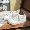 Baikuang 2022 Nuevos Zapatos Blancos Versátiles de Suela Gruesa para Mujer ins Diseño Nicho de Moda Tenis Casuales Zapatos Deportivos de Moda