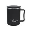 Taza 304 Acero Inoxidable Anticaída con Tapa Taza para Leche para Estudiantes de Dormitorio para Hombres y Mujeres Vaso para Agua para el Hogar Taza para Café de Oficina
