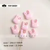 Accesorios para Joyería DIY Material Acrílico Bolsita Linda Versión Lisa Versátil Cadena para Teléfono Linda Colgante Llavero