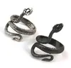 Anillo de serpiente con personalidad de moda de estilo europeo y americano, anillo de serpiente estilo punk, anillo de discoteca, venta al por mayor, gran oferta