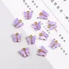Liga Acrílico Pingente Borboleta Pingente Artesanal DIY Acessórios para Brincos Pulseira Colar Material para Joias