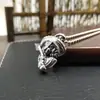 Collar Colgante Vintage de Plata de Ley S925 Gato Dominante Esfinge para Mujeres Diseño Ins de Plata Personalidad Plateada para Hombres y Mujeres