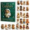 Calendário de Contagem Regressiva de Natal 2026 Caixa Surpresa Mini Pingente de Marmota Caixa de Presente de Calendário de Natal