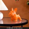 Artesanato de Cachorro Buldogue Francês Pequenos Ornamentos Entrada Moderna Ornamentos Fofos Feitos à Mão Ornamentos de Mesa Buldogue