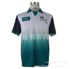 Camiseta de poliéster de secado rápido al por mayor ropa solapa manga corta calentamiento de cuerpo completo estampado digital polo cuello en V pequeño
