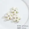Flores coloridas de cerámica de cinco pétalos hechas a mano DIY materiales para decoración de joyas de collar pulsera accesorios