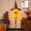 Farolillos de papel de calabaza de Halloween, luces decorativas, accesorios para fotos, decoraciones para eventos en centros comerciales y arreglos de escenas ambientales