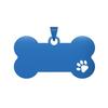 Venta al por mayor transfronteriza de acero inoxidable hueco hueso mascota metal etiqueta de identidad anti-pérdida etiqueta para perro colgante llavero colgante