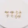 Exquisitos Colgantes de Estrella y Corazón Incrustados de Diamantes, Pulseras Hechas a Mano para DIY, Collares, Colgantes, Materiales y Accesorios para Joyería