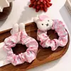 Lindo y Dulce Conejo Miffy Gato Kitty Cuerda para el Cabello Banda Elástica Grande para el Cabello Cuerda para la Cabeza Cola de Caballo de Niña Bola Banda de Goma Nueva