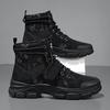 Cross-Border Tamanho Grande 2024 Novo Popular Martin Botas Sapatos Masculinos Versáteis Camuflagem Botas de Trabalho Esportes Casuais Resistente ao Desgaste Sapatos da Moda
