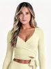Cubierta de Manga Larga Yuan Yoga para Mujer, Top Deportivo Exterior, Estilo Puro Deseo con Correas, Ropa de Fitness, Chaqueta de Yoga