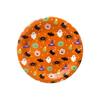 Platos de Papel Desechables con Forma de Calabaza de Halloween Platos de Cena con Forma Especial de Calabaza Platos de Papel para Fiesta 8 Piezas