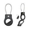 Funda Protectora para Airtag Tipo Correa de Cable de Acero Adecuada para Dispositivo Anti-Pérdida de Apple Funda Protectora de PC Funda Protectora Anti-Pérdida y Anti-Caída