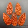 Jade Vermelho Jade gota d'água oca Fênix brincos brincos diy Joias de Jade brincos pingente Acessórios Atacado