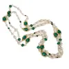 Collar NK-301 verde vintage rojo perla se puede apilar cadena larga multicapa para suéter de mujer otoño e invierno venta al por mayor de fábrica