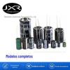Capacitor eletrolítico de alumínio direto da fábrica de alta freqüência 100UF 50v 6.3*12 na grande quantidade da fonte direta conservada em estoque e no preço excelente