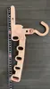 Tendedero plegable, atrevido, multifuncional, para colgar en la pared, de plástico, para viajes, portátil, de cinco agujeros, venta al por mayor