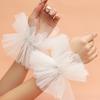 Guantes cortos de manga corta, guantes Lolita, guantes de novia, manga corta, directo de fábrica, boda, hermosa muñeca con flores.