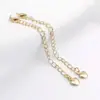 Cor Forte Que Mantém O Banho De Cobre Dourado Estrela De Cinco Pontas Coração Corrente De Cauda Corrente De Extensão Acessórios Para Joias DIY Pulseira Colar Materiais Artesanais