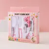 Set de Peine para Bebé Set de Cuidado Peine de Lavado para Bebé Set de 6 Piezas Tijeras para Uñas Infantiles Lima de Uñas