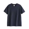 Camiseta Artesanal de Tejido de Barril 100% Algodón para Hombres y Mujeres, Sin Costuras Laterales, Top de Punto Transpirable, Fuerte Fabricante OEM, Venta al por Mayor OEM