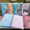 Cuaderno de Spiral A5 de Dibujos Animados Lindo Stitch Sanrio Kappi Bala Planeta Manualidades