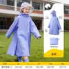 Capa de Chuva Infantil para Alunos do Ensino Fundamental com Espaço para Mochila, Adequada para Meninos e Meninas, Poncho de Chuva de Corpo Inteiro para Proteção contra Chuva Forte