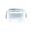 Bolsa de lavandería portátil para viajes, lavabo plegable, para lavar verduras portátil al aire libre, cubo de agua comprimido transparente para acampar, bolsa para lavar y lavandería