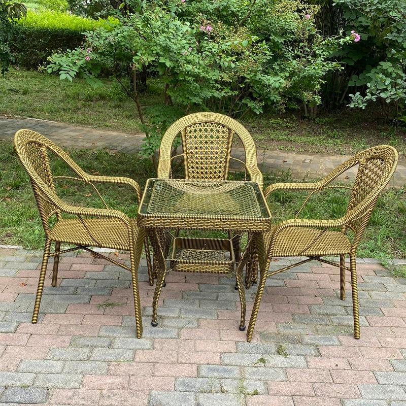 太师椅大方桌4件套