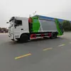 Caminhão compactador de lixo Dongfeng de 18 metros cúbicos com tanque de esgoto, estrutura totalmente fechada, projetado para a coleta e transporte de resíduos domésticos compactados