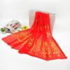 Bufanda de hilo de belleza de alta calidad con patrón de pavo real bronceado, bufanda de color caramelo, bufanda elegante para dama, conjunto de regalo de bufanda