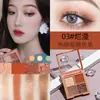 Paleta de Sombras para Ojos Novo Sakura Story de Cuatro Colores para Principiantes, Maquillaje Diario Ligero, Paleta de Sombras de Tonos Tierra Mate Perlado