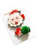 Tocado Navideño Estilo Coreano Color Caramelo Acrílico Muñeco de Nieve Árbol de Navidad Infantil Malla Lentejuelas Juego de Horquillas al por Mayor