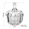 Pote de vidro estilo europeu para doces pote de abóbora caixa de armazenamento para lanches e frutas secas pote de armazenamento para joias porta-chá pote para grãos de café