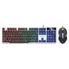 Teclado y ratón Li magnesio GTX350 suit TX35 suspendido luminoso USB con cable competencia electrónica teclado y ratón para computadora de escritorio