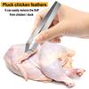 Pelador de Ajo Transfronterizo, Herramienta para Pelar Ajos, Desplumador de Pelo de Cerdo y Plumas de Pollo de Acero Inoxidable, Pinzas Domésticas y Herramientas de Cocina